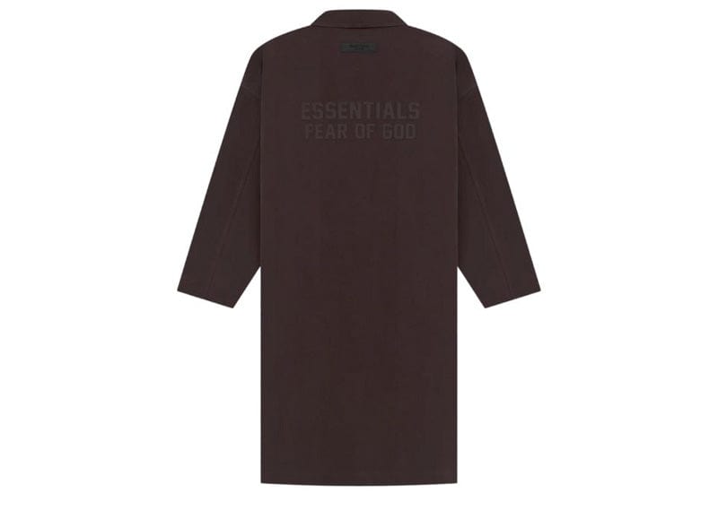 Fear of God Essentials Long Coat Plum