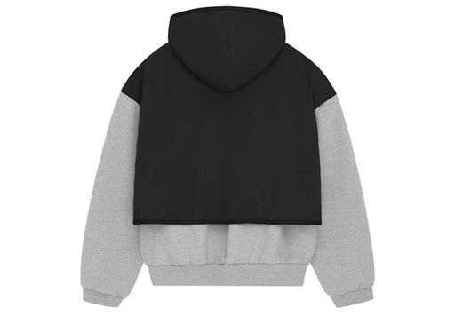 Fear of God Essentials Nylon Fleece Hooded Sweater Light Heather Grey/Jet Black