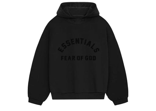 Fear of God Essentials Nylon Fleece Hoodie Jet Black/Jet Black