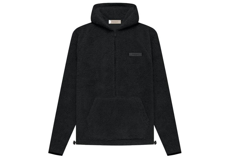 Fear of God Essentials Polar Fleece Half Zip Hoodie Iron