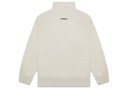 Fear of God Essentials Pull-over Mockneck Sweatshirt Oatmeal/Oatmeal Heather/Light Heather Oatmeal