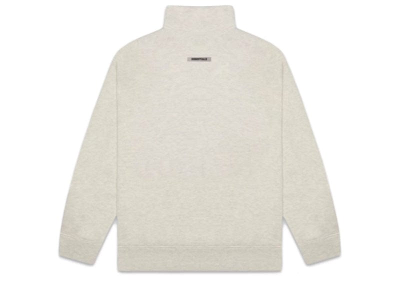 Fear of God Essentials Pull-over Mockneck Sweatshirt Oatmeal/Oatmeal Heather/Light Heather Oatmeal