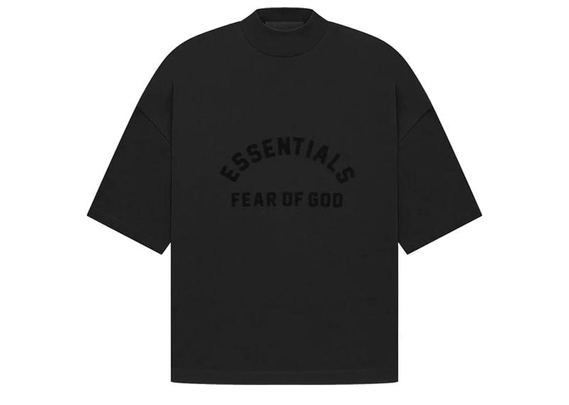 Fear of God Essentials Arch Logo Tee Jet Black