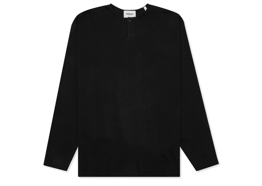 Fear of God Essentials Thermal Longsleeve Henley T-shirt Dark Slate/Stretch Limo/Black