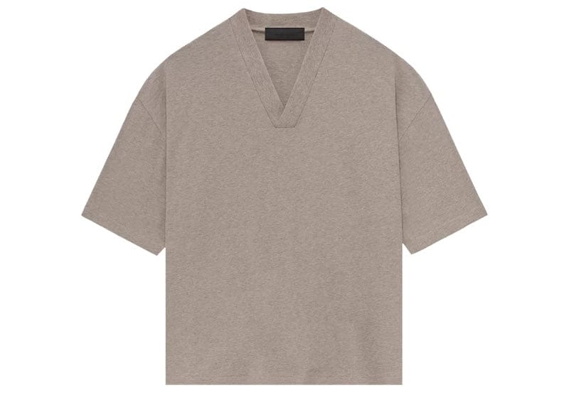 Fear of God Essentials V-Neck T-Shirt 'Core Heather'