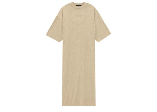 Fear of God Essentials Women's 3/4 Sleeve Dress Gold Heather