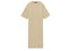 Fear of God Essentials Women's 3/4 Sleeve Dress Gold Heather