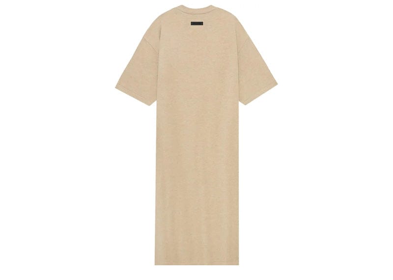 Fear of God Essentials Women's 3/4 Sleeve Dress Gold Heather