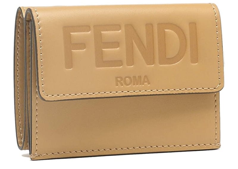 Fendi Roma - Mini Wallet Beige