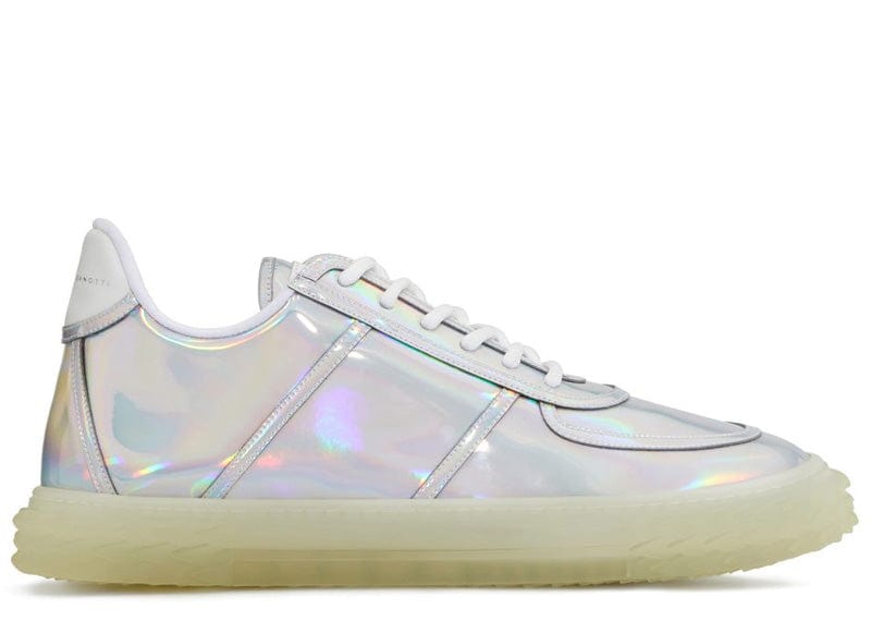 Giuseppe Zanotti low top holographic-effect sneakers