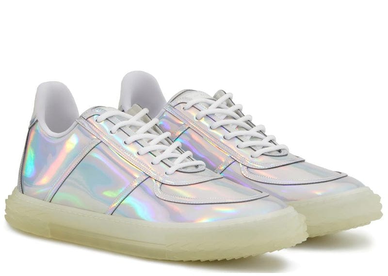 Giuseppe Zanotti low top holographic-effect sneakers