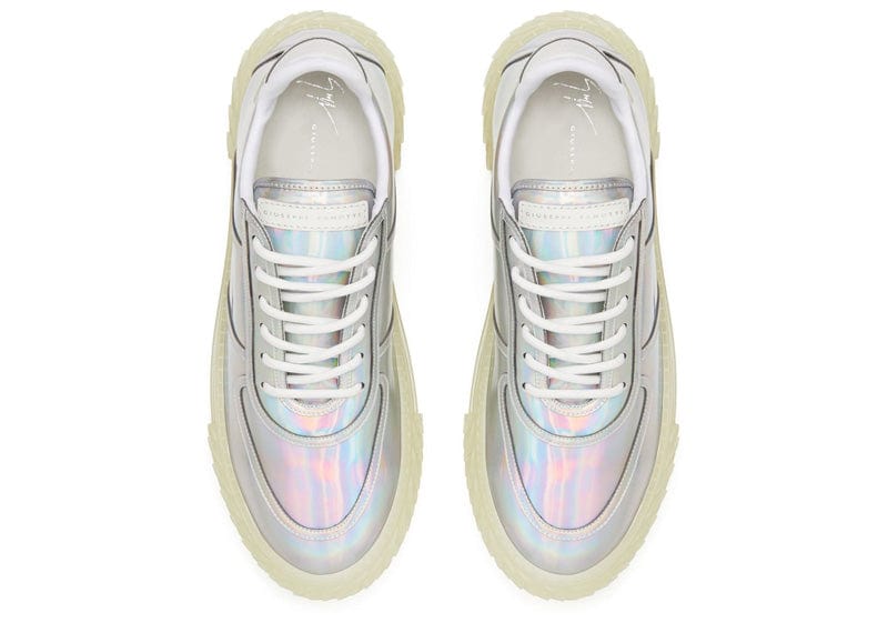 Giuseppe Zanotti low top holographic-effect sneakers