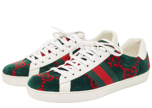 Gucci Ace GG Terry Cloth Blue Red Green