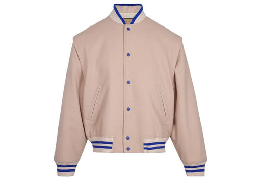 Gucci Cream Wool Bomber Jacket