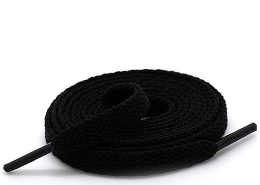 Hefted Laces - FLAT POLYESTER LACES - BLACK