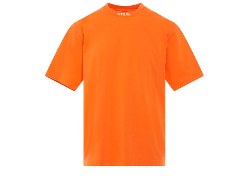 Heron Preston CTNMB Short Sleeve T-Shirt Orange