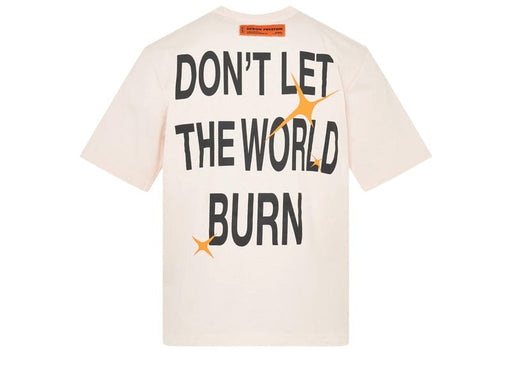 Heron Preston Globe Burn T-Shirt 'Pink'