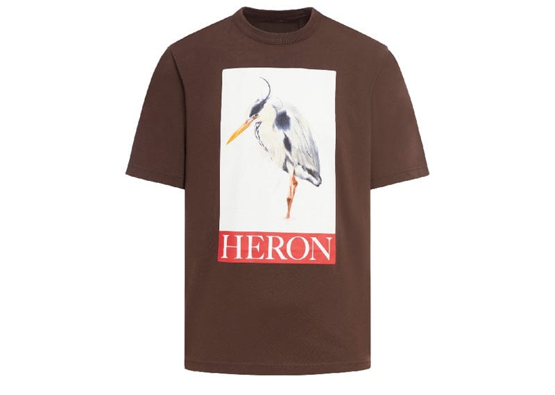 Heron Preston Heron Bird Painted T-Shirt Brown