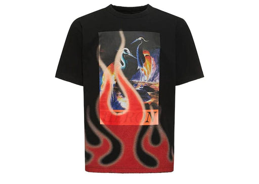 HERON PRESTON LVR Exclusive Cotton Jersey T-Shirt 'Black/Red'