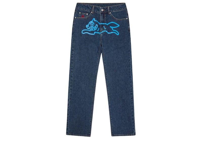 Icecream Dog Denim Jeans Dark Blue