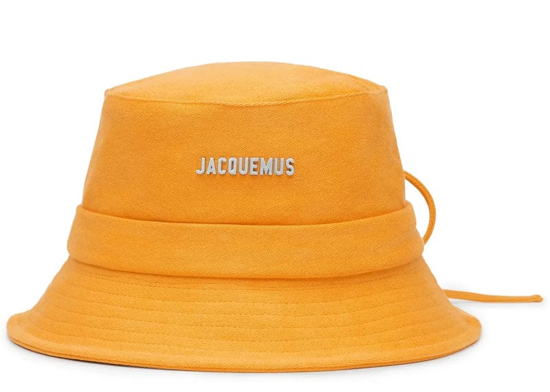 Jacquemus Le Bob Cotton Bucket Hat Dark Orange