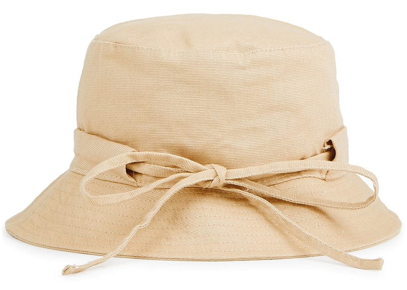 Jacquemus Le Bob Gadjo Canvas Bucket Hat Beige