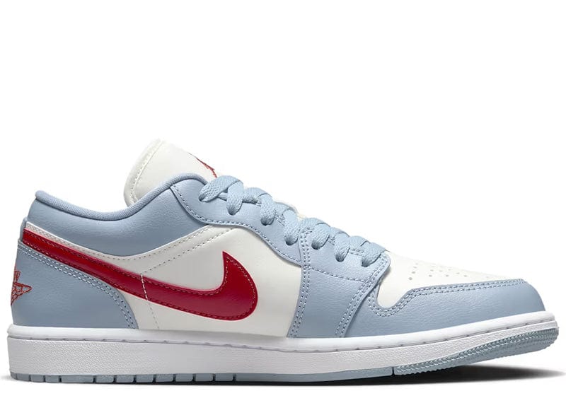 Air Jordan 1 Low Sail/Blue Grey/White/Dune Red (W)