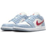 Air Jordan 1 Low Sail/Blue Grey/White/Dune Red (W)