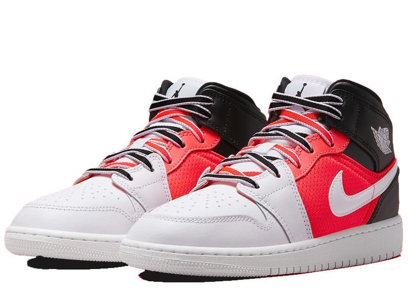 Air Jordan 1 Mid GS White/Black/Infrared