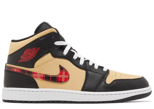 Air Jordan 1 Mid Tartan Swoosh