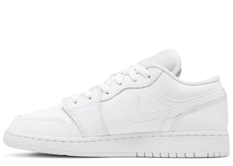 Air Jordan 1 White Tumbled Leather (GS)