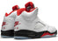 Air Jordan 5 Retro Fire Red Silver Tongue (2020)