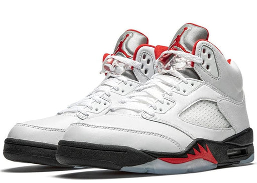 Air Jordan 5 Retro Fire Red Silver Tongue (2020)