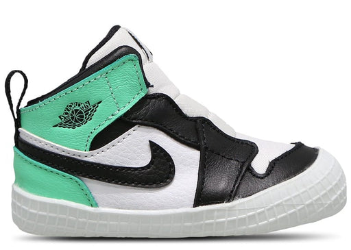 Jordan 1 Crib Bootie White Green Glow Black (I)