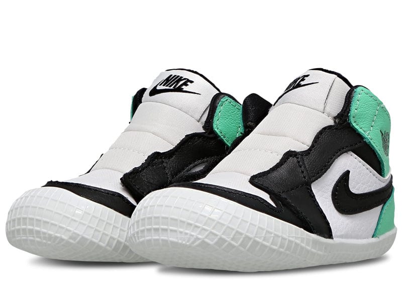 Jordan 1 Crib Bootie White Green Glow Black (I)