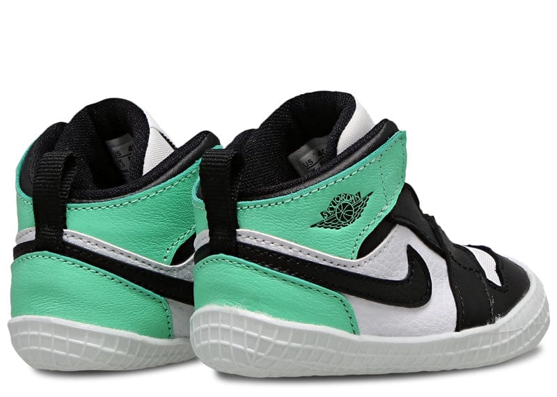 Jordan 1 Crib Bootie White Green Glow Black (I)