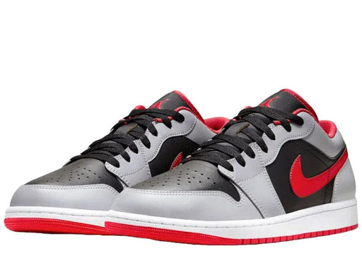 Jordan 1 Low Black Light Smoke Grey Gym Red