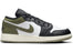 Jordan 1 Low Black Toe Medium Olive (GS)