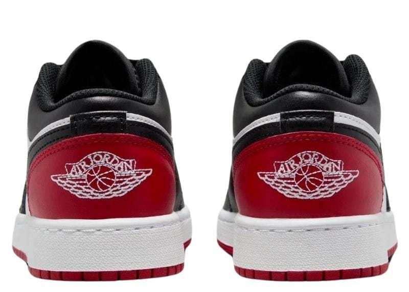 Jordan 1 Low Bred Toe 2.0 (GS)