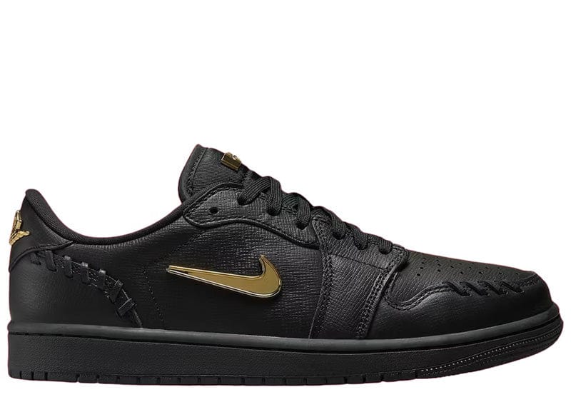 Jordan 1 Low Method of Make Black Metallic Gold (Women's)