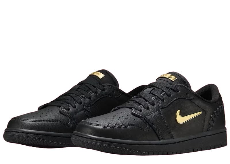 Jordan 1 Low Method of Make Black Metallic Gold (Women's)