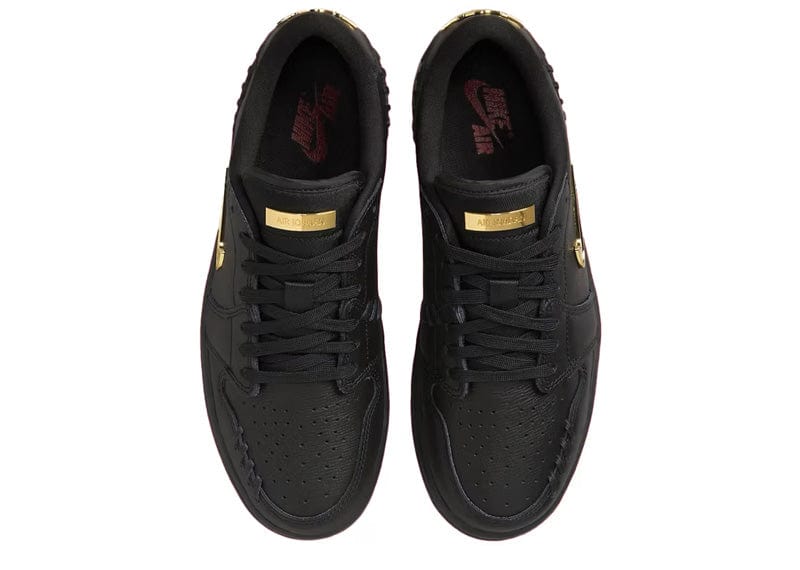 Jordan 1 Low Method of Make Black Metallic Gold (Women's)