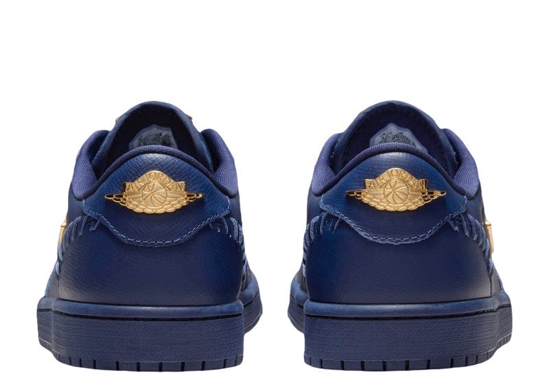 Jordan 1 Low Method of Make Midnight Navy Metallic Gold (Women's)