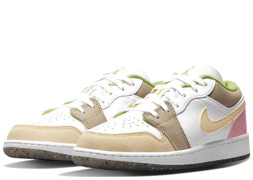 Jordan 1 Low Pastel Grind Vivid Green (GS)