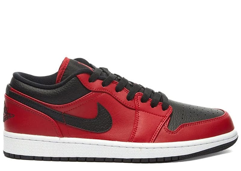 Jordan 1 Low Reverse Bred Pebbled Swoosh