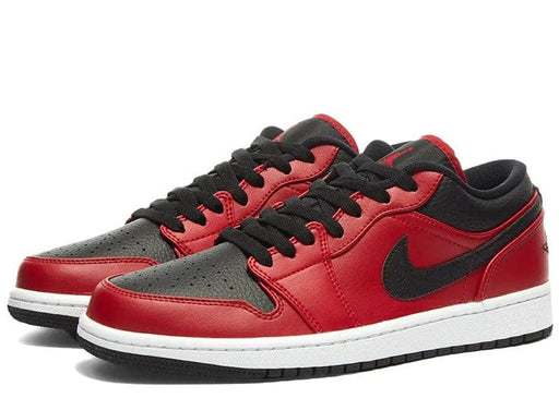 Jordan 1 Low Reverse Bred Pebbled Swoosh