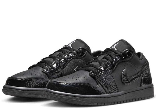 Jordan 1 Low SE Patent Elephant Black (Women's)