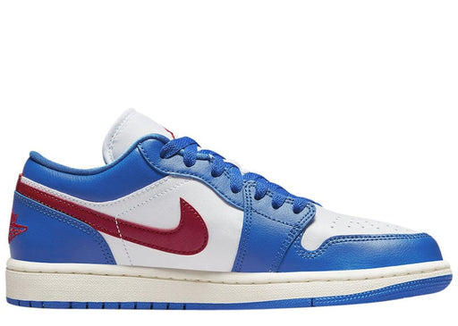 Jordan 1 Low Sport Blue Gym Red (Women's)