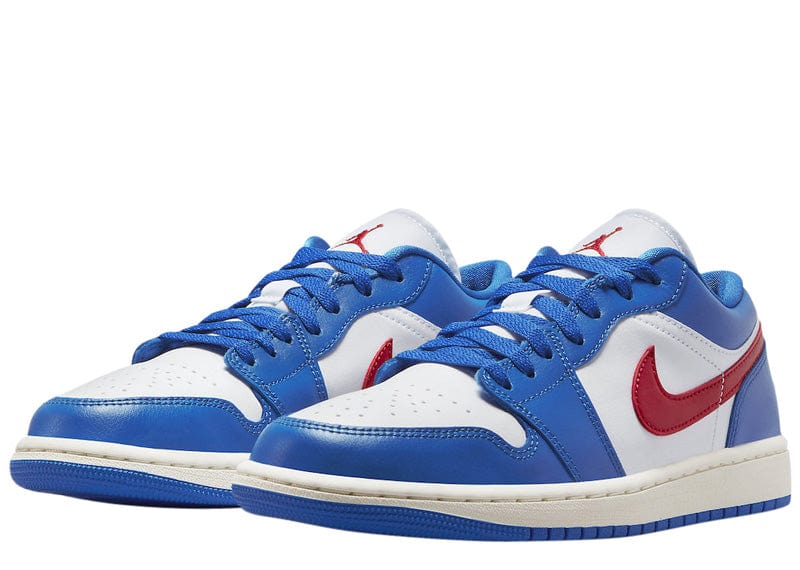 Jordan 1 Low Sport Blue Gym Red (Women's)