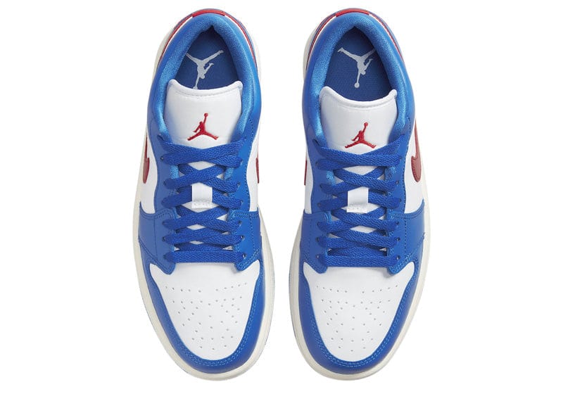 Jordan 1 Low Sport Blue Gym Red (Women's)